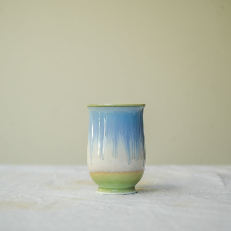 Watercolor Sunset Sympony Gongfu Aroma Tea cups 30ml 3 Teaware- Cha Moods