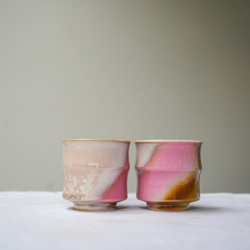 Watercolor 'Autumn Blossom' Tea cups 70ml Teaware- Cha Moods