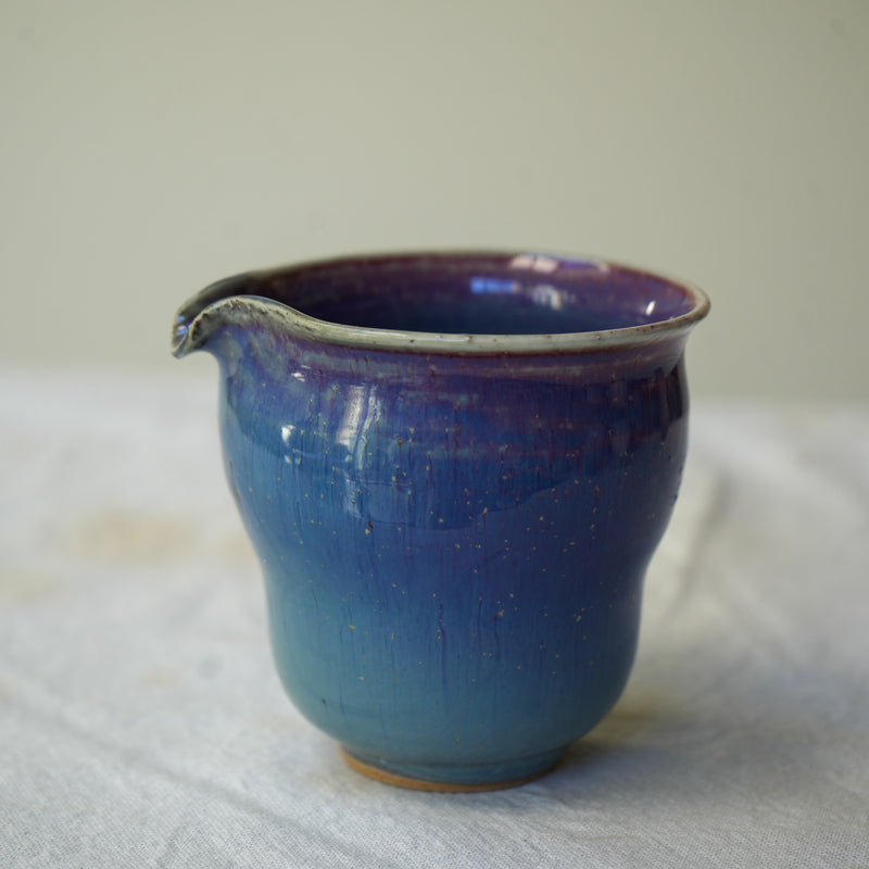 Watercolor 'Blue Haven' Gong Dao Bei (pitcher) 160ml Teaware- Cha Moods
