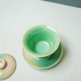 Watercolor 'Jade Spring' Gaiwan 150ml