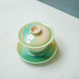 Watercolor 'Jade Spring' Gaiwan 150ml