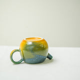 Watercolor 'Deep Moss' Teapot 130ml