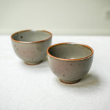 Watercolor 'Rosy Ash'  Tea cups 100ml  Teaware- Cha Moods