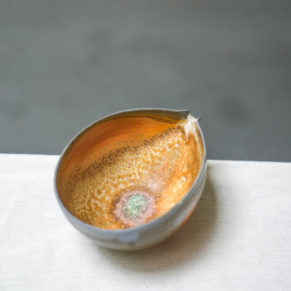 Raw 'Sunseed' Wood Fired Ceramic Fairness Cup 120ml Teaware- Cha Moods