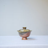 Raw 'Forest Ember' Wood Fired Ceramic Gaiwan 110ml