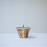 Raw 'Golden Ash' Wood Fired Ceramic Gaiwan 110ml