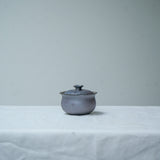 Raw 'Night Ash' Wood Fired Ceramic Gaiwan 130ml