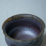 Raw 'Night Ash' Wood Fired Ceramic Gaiwan 130ml