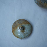 Raw 'Dragon Egg' Wood Fired Ceramic Teapot 100ml