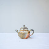 Raw 'Amber Flare' Wood Fired Ceramic Teapots 70ml