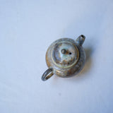 Raw 'Amber Flare' Wood Fired Ceramic Teapots 70ml