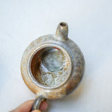 Raw 'Amber Flare' Wood Fired Ceramic Teapots 70ml