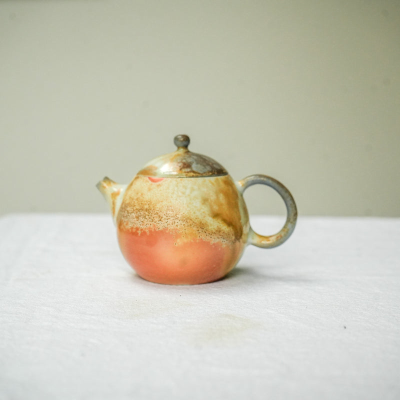 Raw 'Dragon Egg' Wood Fired Ceramic Teapots 120ml  Teaware- Cha Moods