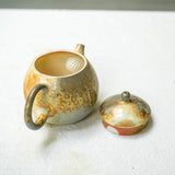 Raw 'Dragon Egg' Wood Fired Ceramic Teapots 120ml  Teaware- Cha Moods