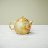 Raw 'Dragon Egg' Wood Fired Ceramic Teapots 120ml 1 Teaware- Cha Moods