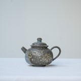 Raw 'Iron Ash' Wood Fired Ceramic Teapots 100ml
