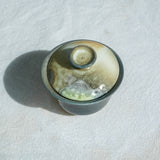'Cracked Jade' Wood Fired Ceramic Gaiwan 140ml  Teaware- Cha Moods