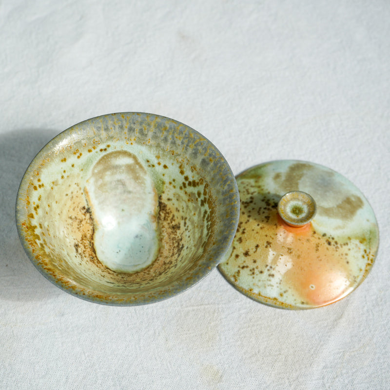 'Oasis' Cone shaped Ceramic Gaiwan 140ml  Teaware- Cha Moods