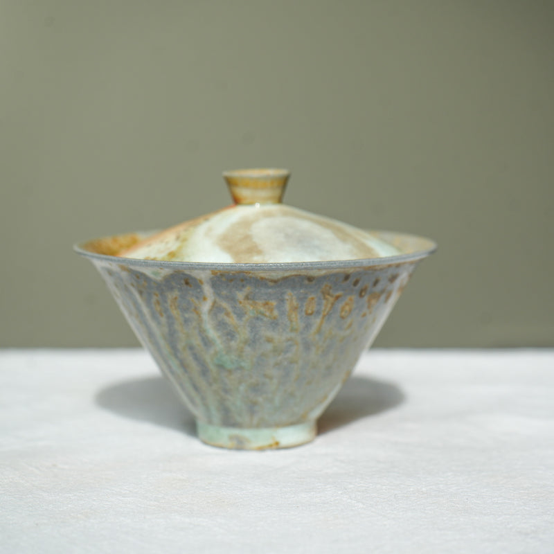 'Oasis' Cone shaped Ceramic Gaiwan 140ml  Teaware- Cha Moods