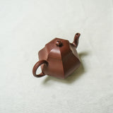 Six-Faceted Pear-Shaped Yixing Zisha Teapot 130ml Teapot- Cha Moods