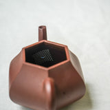 Six-Faceted Pear-Shaped Yixing Zisha Teapot 130ml Teapot- Cha Moods
