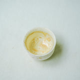 Raw 'Ivory Blush' Wood Fired Ceramic Tea Cup 30ml