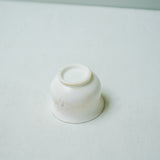 Raw 'Ivory Blush' Wood Fired Ceramic Tea Cup 30ml