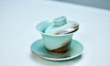Watercolor 'Blue Lagoon' Gaiwan 150ml  Teaware- Cha Moods