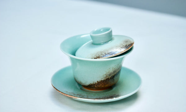 Watercolor 'Blue Lagoon' Gaiwan 150ml  Teaware- Cha Moods
