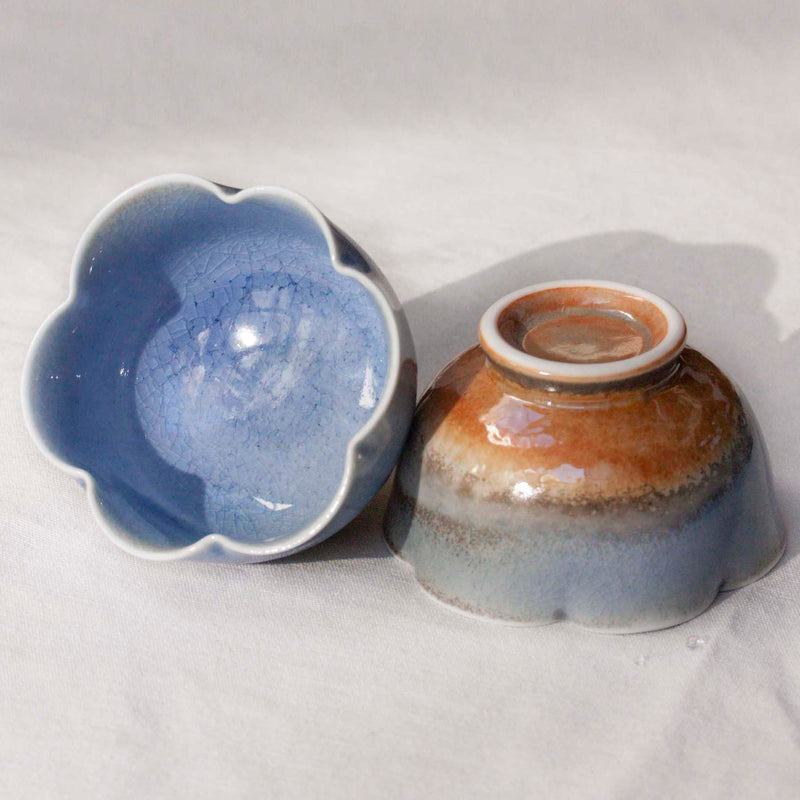 Watercolor 'Sky Earth' Tea cups 70ml  Teaware- Cha Moods