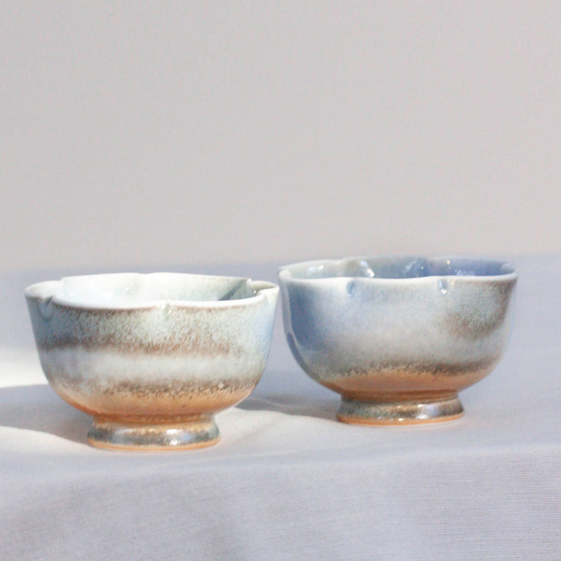 Watercolor 'Sky Earth' Tea cups 70ml  Teaware- Cha Moods