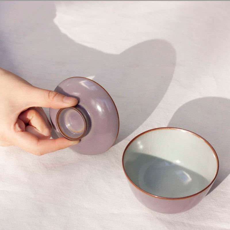 'Steel Violet' Ceramic Gaiwan 160ml  Teaware- Cha Moods