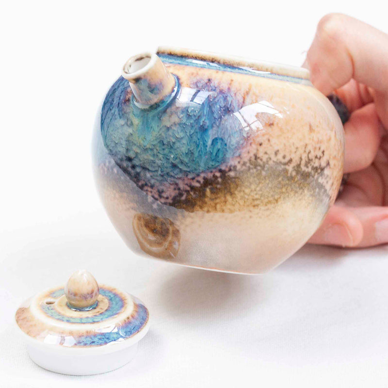 Watercolor 'Golden Peach' Teapot 200ml  Teaware- Cha Moods