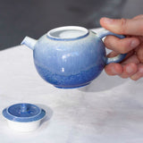 Watercolor 'White Sapphire' Teapot 200ml  Teaware- Cha Moods