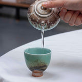 Watercolor 'Woody Sky' Teapot 200ml  Teaware- Cha Moods