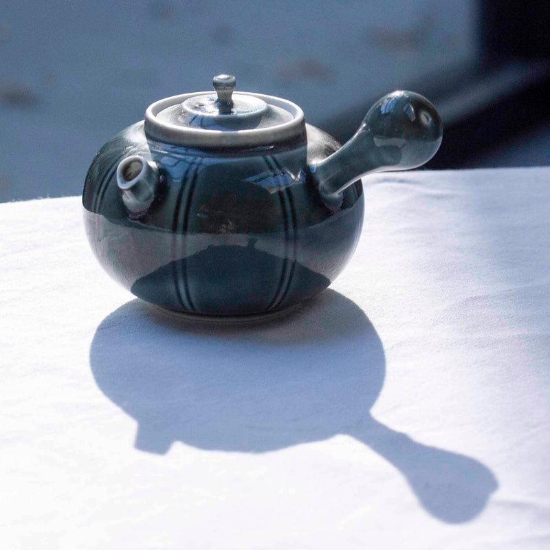 Watercolor 'Calmly Navy' Teapot 200ml  Teaware- Cha Moods