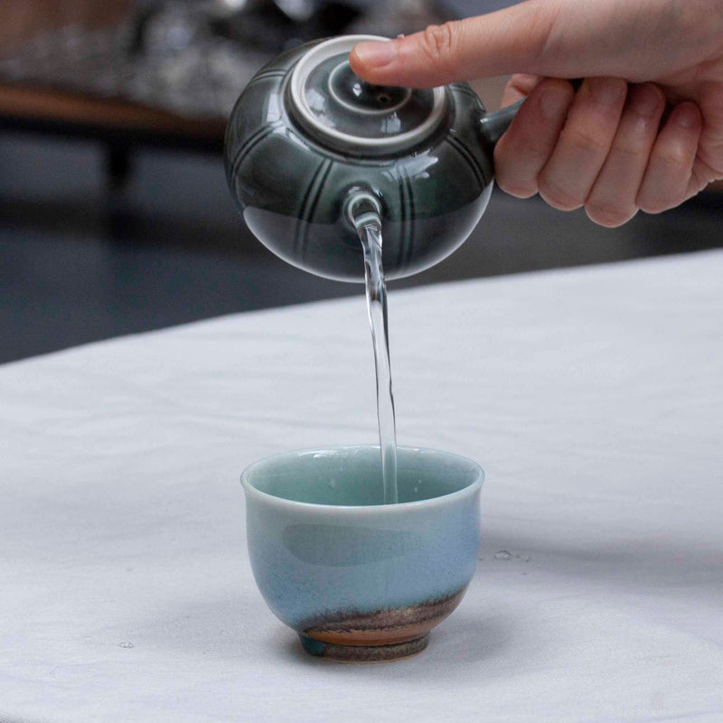 Watercolor 'Calmly Navy' Teapot 200ml  Teaware- Cha Moods