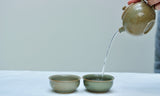 Watercolor 'Pistachio Green' Tea cups 90ml  Teaware- Cha Moods