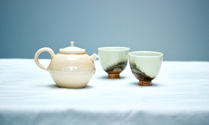 Watercolor 'Sand Beige' Teapot 200ml  Teaware- Cha Moods
