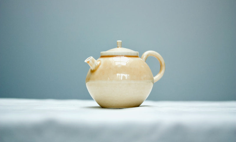 Watercolor 'Sand Beige' Teapot 200ml  Teaware- Cha Moods
