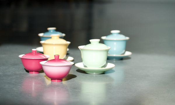 Jingdezhen Morandi Color Suite Porcelain San Cai Gaiwan 180ml  Teaware- Cha Moods