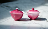 La Vie en Rose Jingdezhen Porcelain 100ml Gaiwan  Teaware- Cha Moods