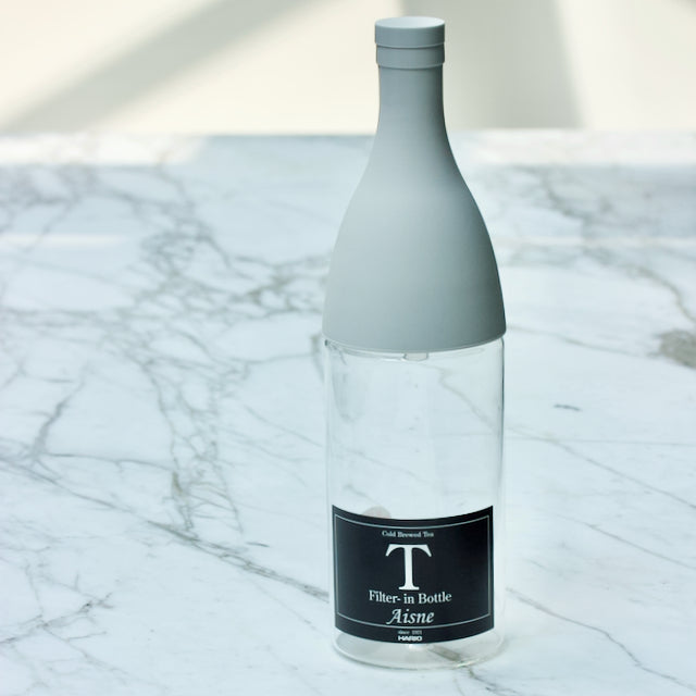 Hario Cold Brew Tea Bottle with Filter 750-800ml Grey 800ml Teaware- Cha Moods