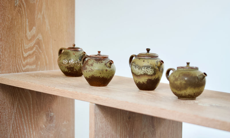Watercolor 'Forest Green East' Teapot 200ml  Teaware- Cha Moods