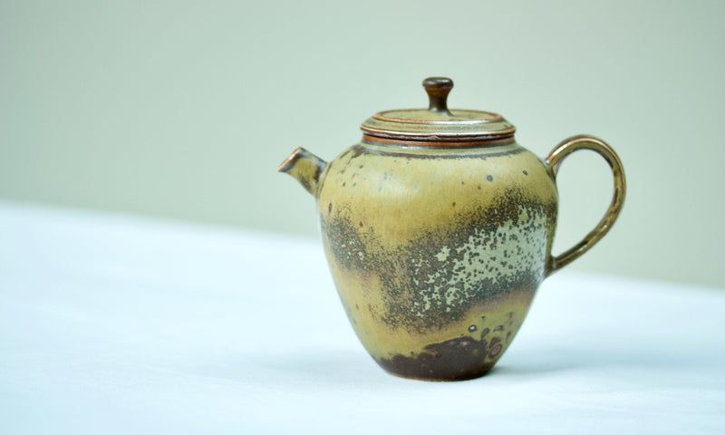 Watercolor 'Forest Green East' Teapot 200ml  Teaware- Cha Moods