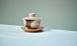 Watercolor 'Peach Blossom' Gaiwan 160ml  Teaware- Cha Moods